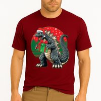 Cool Christmas Santa Japanese Monster Kaiju Performance Shirt