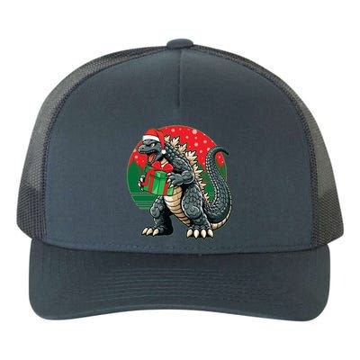 Cool Christmas Santa Japanese Monster Kaiju Yupoong Adult 5-Panel Trucker Hat