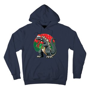 Cool Christmas Santa Japanese Monster Kaiju Hoodie