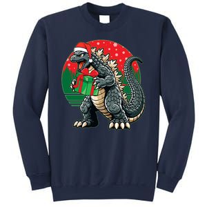 Cool Christmas Santa Japanese Monster Kaiju Sweatshirt