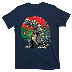 Cool Christmas Santa Japanese Monster Kaiju T-Shirt