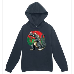 Cool Christmas Santa Japanese Monster Kaiju Urban Pullover Hoodie