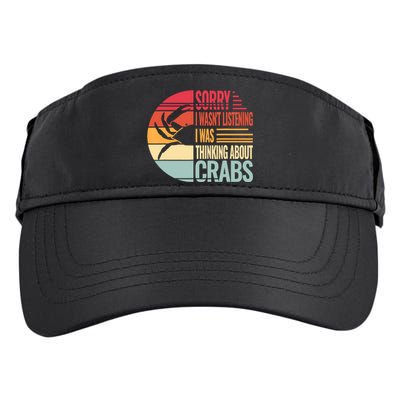 Crab Crabmeat Seafood Crabbing Crabs Crabby Adult Drive Performance Visor