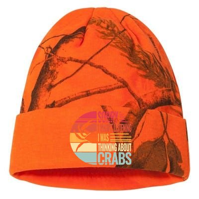 Crab Crabmeat Seafood Crabbing Crabs Crabby Kati Licensed 12" Camo Beanie