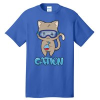 Cation Cute Science Cat Pawsitive Elet Chemistry Teacher Gift Tall T-Shirt