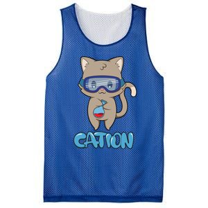 Cation Cute Science Cat Pawsitive Elet Chemistry Teacher Gift Mesh Reversible Basketball Jersey Tank