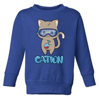 Cation Cute Science Cat Pawsitive Elet Chemistry Teacher Gift Toddler Sweatshirt