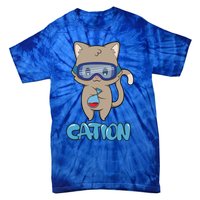 Cation Cute Science Cat Pawsitive Elet Chemistry Teacher Gift Tie-Dye T-Shirt