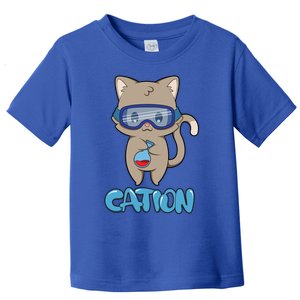 Cation Cute Science Cat Pawsitive Elet Chemistry Teacher Gift Toddler T-Shirt