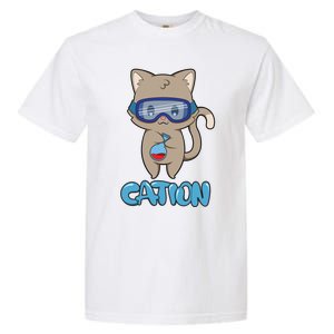 Cation Cute Science Cat Pawsitive Elet Chemistry Teacher Gift Garment-Dyed Heavyweight T-Shirt