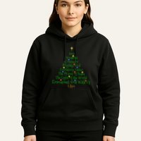Christian Christmas S Bible Names Of Jesus Tree Shaped Hoodie