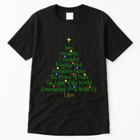 Christian Christmas S Bible Names Of Jesus Tree Shaped Tall T-Shirt