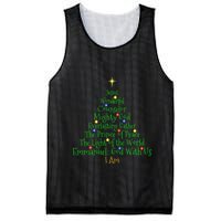 Christian Christmas S Bible Names Of Jesus Tree Shaped Mesh Reversible Basketball Jersey Tank
