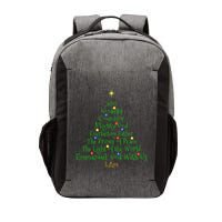 Christian Christmas S Bible Names Of Jesus Tree Shaped Vector Backpack