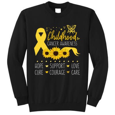 Childhood Cancer Support Family Childhood Cancer Awareness Sweatshirt