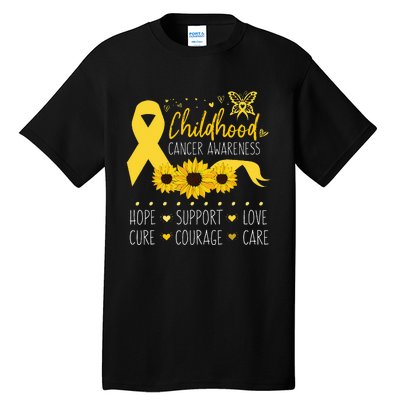 Childhood Cancer Support Family Childhood Cancer Awareness Tall T-Shirt