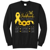 Childhood Cancer Support Family Childhood Cancer Awareness Tall Sweatshirt