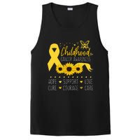 Childhood Cancer Support Family Childhood Cancer Awareness PosiCharge Competitor Tank