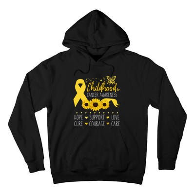 Childhood Cancer Support Family Childhood Cancer Awareness Tall Hoodie