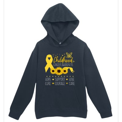 Childhood Cancer Support Family Childhood Cancer Awareness Urban Pullover Hoodie