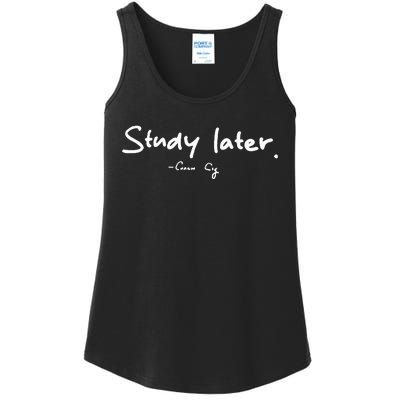 Coach Cig Study Later Ladies Essential Tank