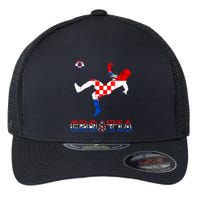 Croatia Croatian Soccer Player Croatian Pride Croatian Flag Flexfit Unipanel Trucker Cap