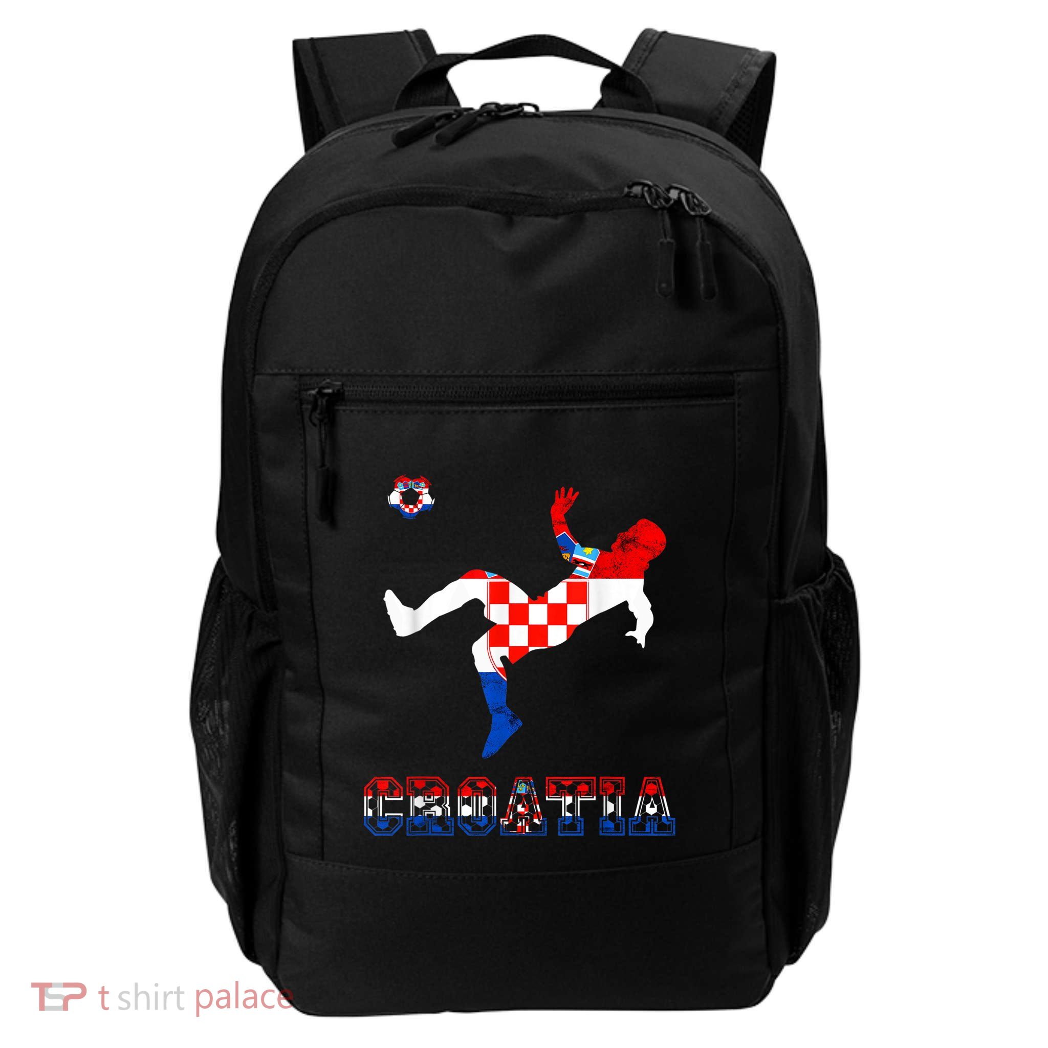 Croatia Croatian Soccer Player Croatian Pride Croatian Flag Backpack