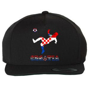 Croatia Croatian Soccer Player Croatian Pride Croatian Flag Wool Snapback Cap