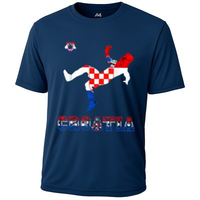 Croatia Croatian Soccer Player Croatian Pride Croatian Flag Performance Shirt