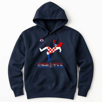 Croatia Croatian Soccer Player Croatian Pride Croatian Flag Hoodie