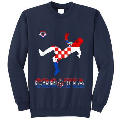 Croatia Croatian Soccer Player Croatian Pride Croatian Flag Sweatshirt