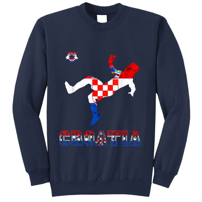 Croatia Croatian Soccer Player Croatian Pride Croatian Flag Sweatshirt