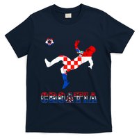 Croatia Croatian Soccer Player Croatian Pride Croatian Flag T-Shirt