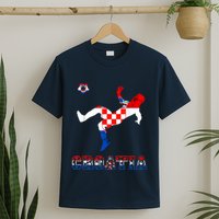 Croatia Croatian Soccer Player Croatian Pride Croatian Flag T-Shirt