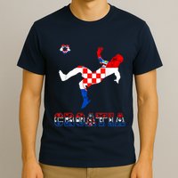 Croatia Croatian Soccer Player Croatian Pride Croatian Flag T-Shirt