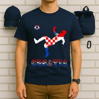 Croatia Croatian Soccer Player Croatian Pride Croatian Flag T-Shirt