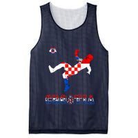 Croatia Croatian Soccer Player Croatian Pride Croatian Flag Mesh Reversible Basketball Jersey Tank