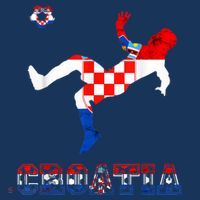 Croatia Croatian Soccer Player Croatian Pride Croatian Flag Youth Performance Sprint T-Shirt