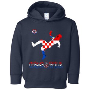 Croatia Croatian Soccer Player Croatian Pride Croatian Flag Toddler Hoodie