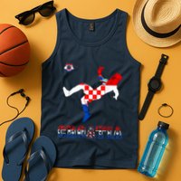 Croatia Croatian Soccer Player Croatian Pride Croatian Flag Tank Top