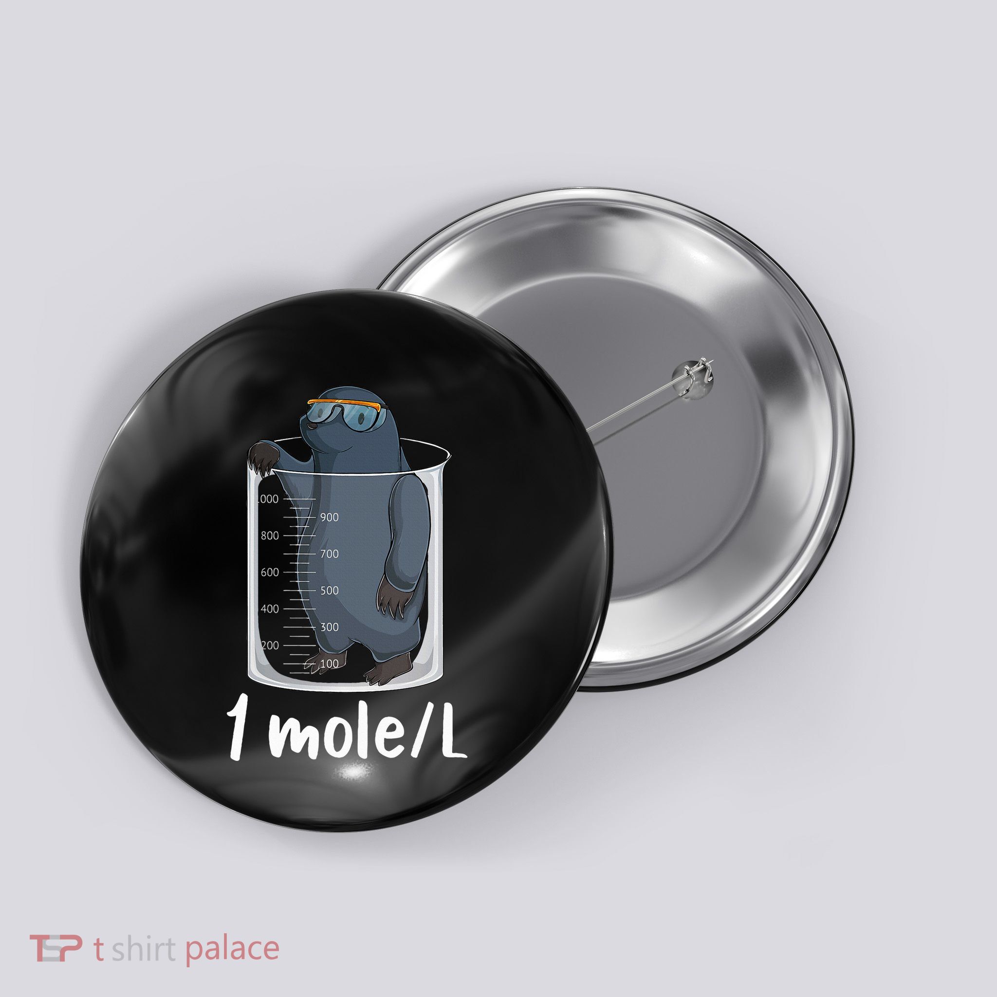 Chemistry Chemist Student Science Teacher Moles Button
