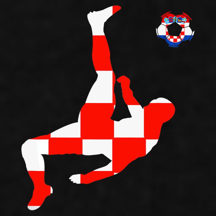Croatia Croatian Soccer Player Croatian Pride Croatian Flag Ladies PosiCharge Tri-Blend Wicking Tank