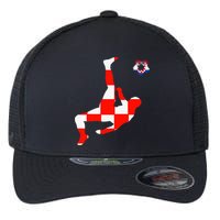 Croatia Croatian Soccer Player Croatian Pride Croatian Flag Flexfit Unipanel Trucker Cap