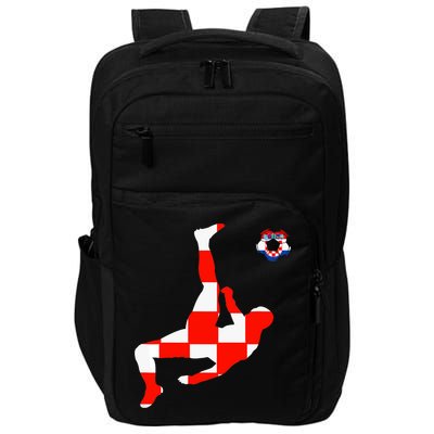 Croatia Croatian Soccer Player Croatian Pride Croatian Flag Impact Tech Backpack