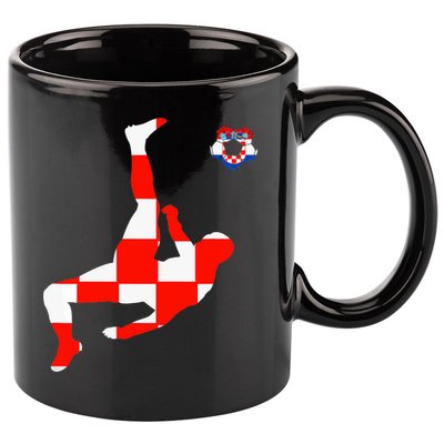 Croatia Croatian Soccer Player Croatian Pride Croatian Flag 11oz C Handle Ceramic Mug