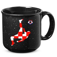 Croatia Croatian Soccer Player Croatian Pride Croatian Flag 15oz Campfire Ceramic Mug