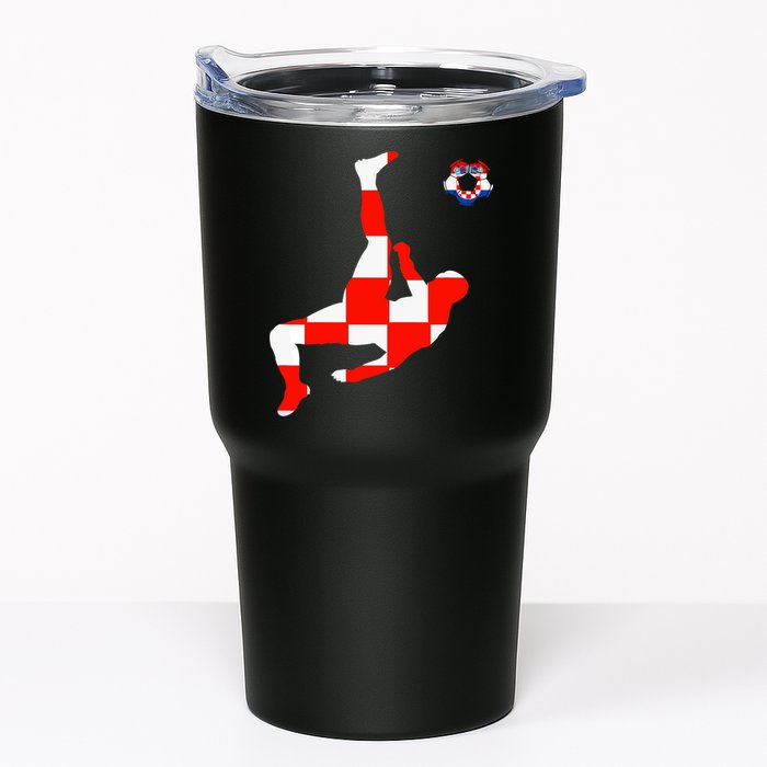 Croatia Croatian Soccer Player Croatian Pride Croatian Flag Tumbler