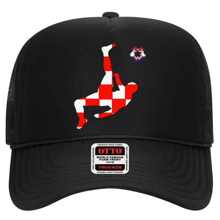 Croatia Croatian Soccer Player Croatian Pride Croatian Flag Trucker Hat