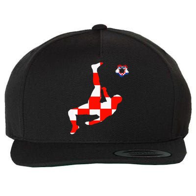 Croatia Croatian Soccer Player Croatian Pride Croatian Flag Wool Snapback Cap