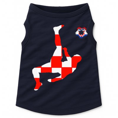 Croatia Croatian Soccer Player Croatian Pride Croatian Flag Doggie Tank